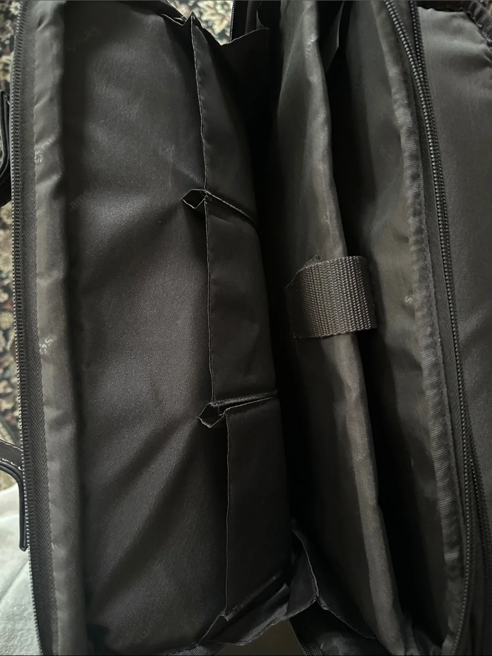 Samsonite Dark Brown Leather Briefcase Messenger Bag